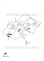 STICKER / LABEL 1 for Yamaha BREEZE 1995