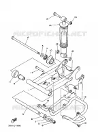 SWINGARM / SHOCK ABSORBER for Yamaha BREEZE 1995