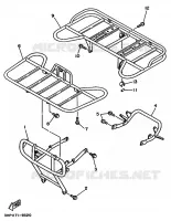 BUMPER for Yamaha YFM 1995