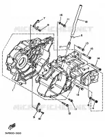 CRANKCASE for Yamaha BIG BEAR 1995