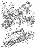 FRAME for Yamaha BIG BEAR 1995