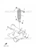 REAR SHOCK ABSORBER for Yamaha BIG BEAR 1995