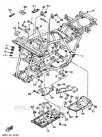FRAME for Yamaha TIMBERWOLF 1995