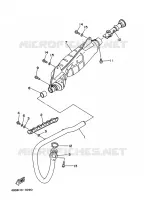 EXHAUST for Yamaha TIMBERWOLF 1995