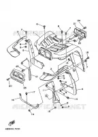 FRONT WHEEL for Yamaha TIMBERWOLF 1995