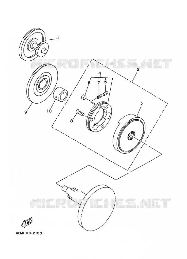STARTER MOTOR Yamaha QUAD 80 1994 RAPTOR  YFM80