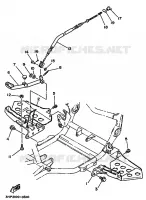 STAND / FOOTREST for Yamaha RAPTOR 1993