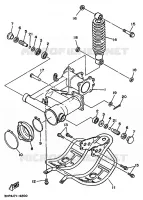 SWINGARM / SHOCK ABSORBER for Yamaha RAPTOR 1993