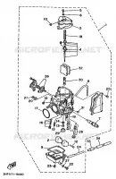 CARBURETOR for Yamaha YFM 1993