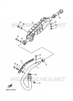 EXHAUST for Yamaha YFM 1993