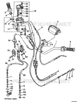 HANDLEBAR & CABLES for Yamaha YFM 1993