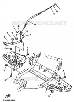 STAND / FOOTREST for Yamaha YFM 1993