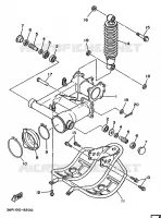 SWINGARM / SHOCK ABSORBER for Yamaha YFM 1993