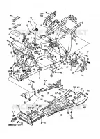 FRAME for Yamaha BIG BEAR 1993