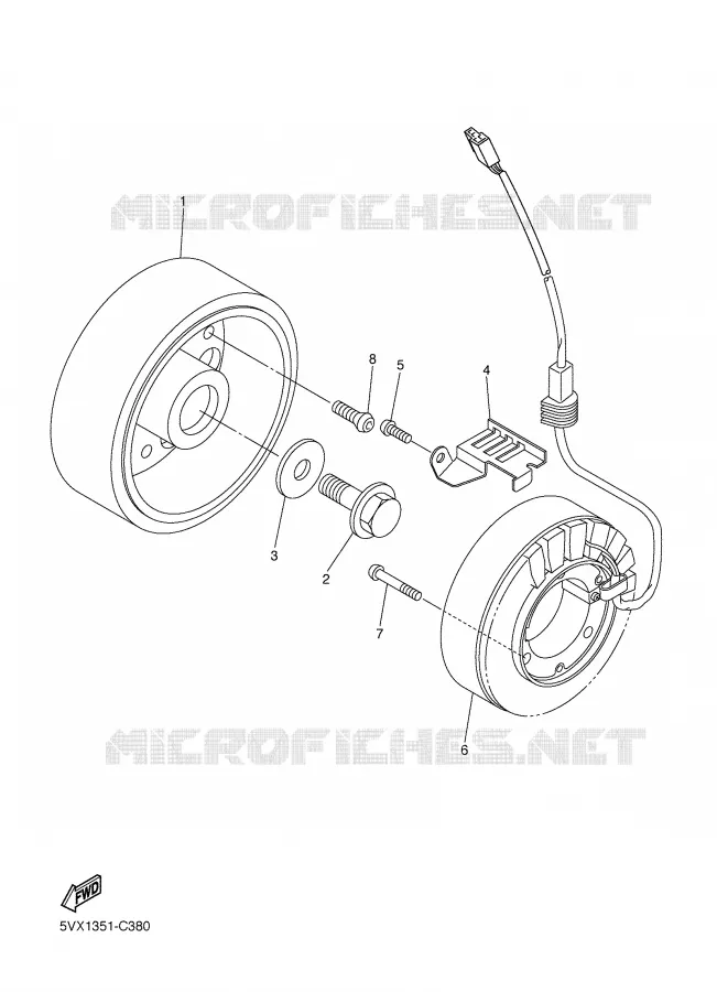 IGNITION Yamaha MOTO 600 2005 FZ6  FZ6-NT
