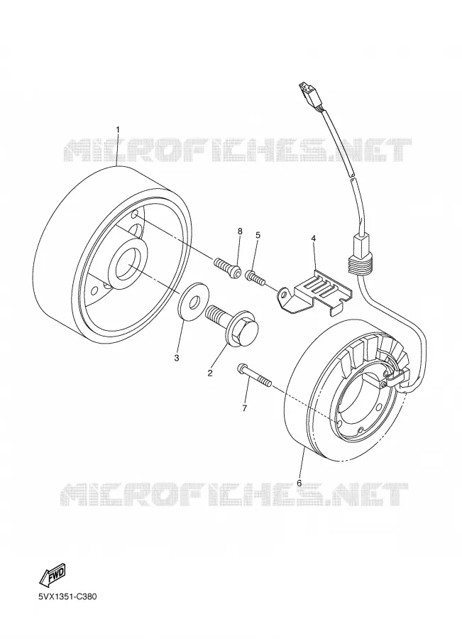 IGNITION Yamaha MOTO 600 2006 FZ6  FZ6-NV