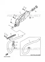 EXHAUST for Yamaha TIMBERWOLF 2001