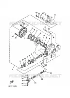 FINAL DRIVE SHAFT / GEAR COUPLING for Yamaha TIMBERWOLF 2001