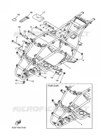 FRAME for Yamaha GRIZZLY 2012