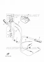 HANDLEBAR & CABLES for Yamaha GRIZZLY 2013