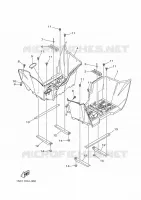 STAND / FOOTREST for Yamaha GRIZZLY 2013