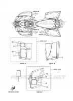 STICKER / LABEL 2 for Yamaha WOLVERINE 2WD 2008