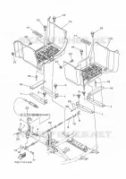 STAND / FOOTREST for Yamaha GRIZZLY 2012