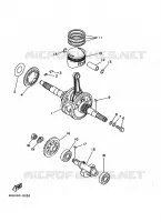 CRANKSHAFT / PISTON for Yamaha BIG BEAR 1999