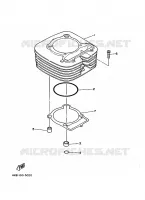 CYLINDER for Yamaha BIG BEAR 1999