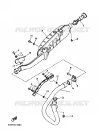 EXHAUST for Yamaha WARRIOR 2001