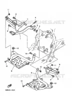 STAND / FOOTREST for Yamaha WARRIOR 2001