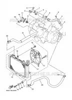 RADIATOR / HOSES for Yamaha KODIAK 2004
