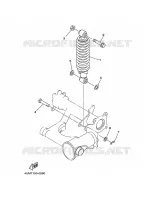 REAR SHOCK ABSORBER for Yamaha BIG BEAR 2003