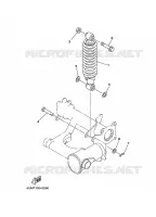 REAR SHOCK ABSORBER for Yamaha BIG BEAR 2003