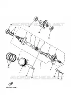 CRANKSHAFT / PISTON for Yamaha KODIAK 2003