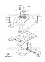 FUEL TANK for Yamaha KODIAK 2003