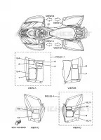 STICKER / LABEL 2 for Yamaha WOLVERINE 4WD 2008