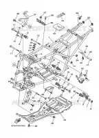 FRAME for Yamaha WOLVERINE 4WD 2008