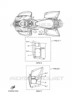 STICKER / LABEL 3 for Yamaha WOLVERINE 4WD 2008