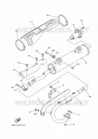 EXHAUST for Yamaha GRIZZLY 2011