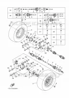 REAR WHEEL for Yamaha GRIZZLY 2009