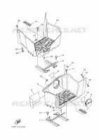 STAND / FOOTREST for Yamaha GRIZZLY 2012