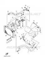 RADIATOR / HOSES for Yamaha GRIZZLY 2005