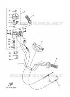 HANDLEBAR & CABLES for Yamaha GRIZZLY 2005