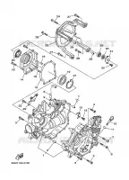 CRANKCASE for Yamaha GRIZZLY 2007