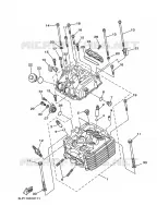 CYLINDER HEAD  for Yamaha RAPTOR 2001