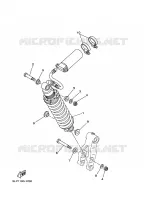 REAR SHOCK ABSORBER for Yamaha RAPTOR 2001