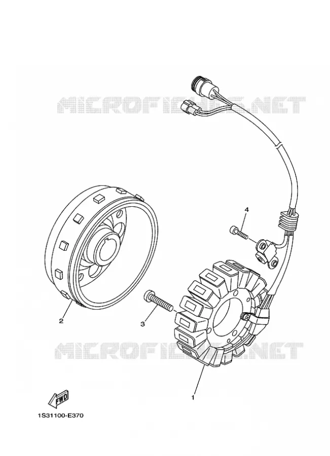 IGNITION Yamaha QUAD 700 2010 RAPTOR  YFM700R SE