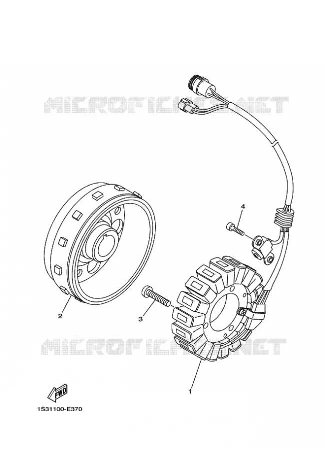 IGNITION Yamaha QUAD 700 2010 RAPTOR  YFM700R SE