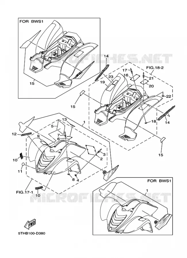 STICKER / LABEL 2 Yamaha QUAD 80 2005 RAPTOR  YFM80W YFM80RT